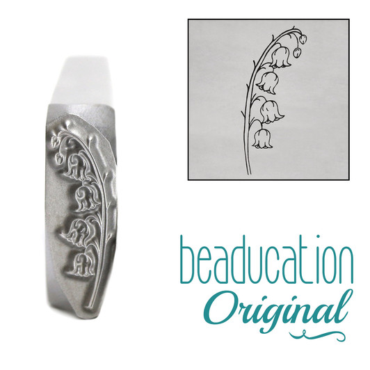 Lily of the Valley Metal Design Stamp - 16mm Beaducation