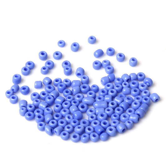 Cornflower Blue - 15g Ceramic Glass Seed Beads Size 3mm 8/0