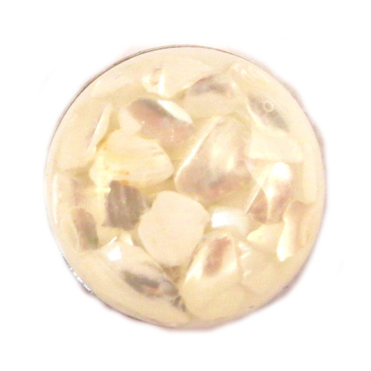 Little Chunks White Shell Resin Chunk