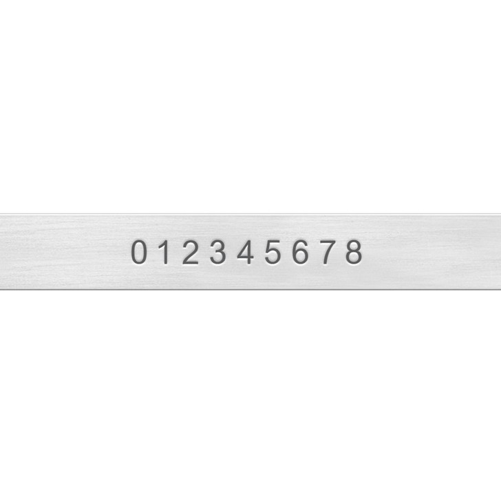 Basic Economy Number Metal Stamp Set  2.5mm