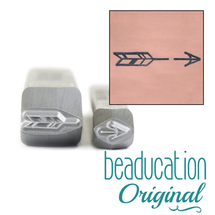 Traditional Broken Arrow Design Stamp 15mm