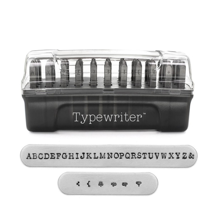 Typewriter Signature Letter Stamps Uppercase 3mm