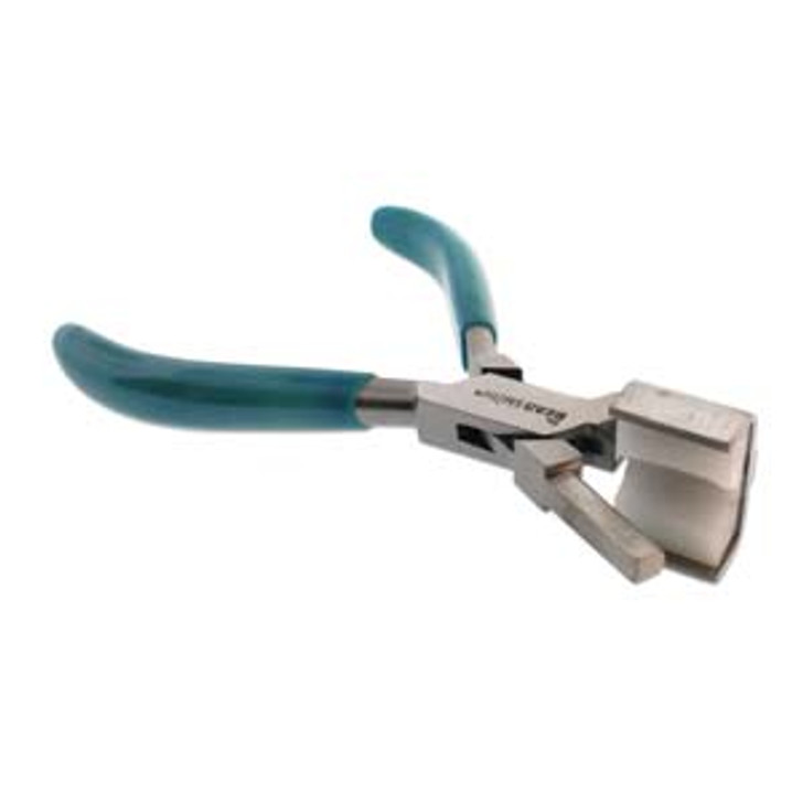 Ring Bending Pliers Tool from The Beadsmith. Nylon Jaw bending Pliers that won't scratch. Excellent for shaping and bending rings. Nylon V-block and polished stainless steel single jaw prevent scratching. Box joint construction