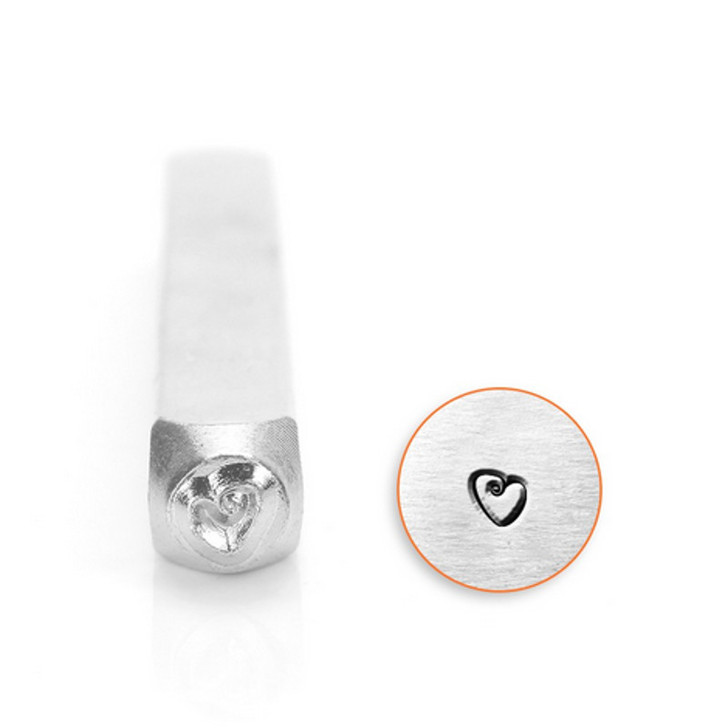 IMPRESSART - Fat Heart Metal Stamp - 3mm