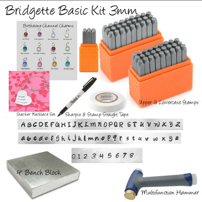 Metal Stamping Comprehensive Starter Kit Basic Bridgette - 3mm With ...