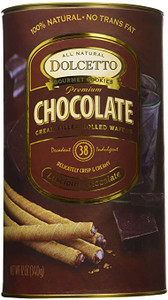 Dolcetto Classic Premium Chocolate Cream Filled Rolled Wafers Dolcetto Classic Premium Chocolate Cream Filled Rolled Wafers