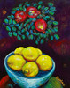 Lemon and Pomegranate (Still Life)