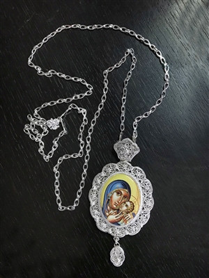 Sterling Silver Filigree Bishops Panagia