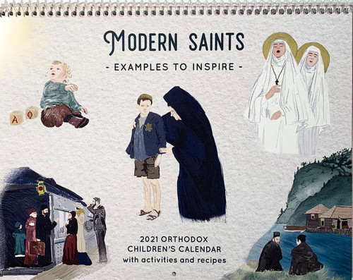 2021 Orthodox Children's Calendar: Modern Saints