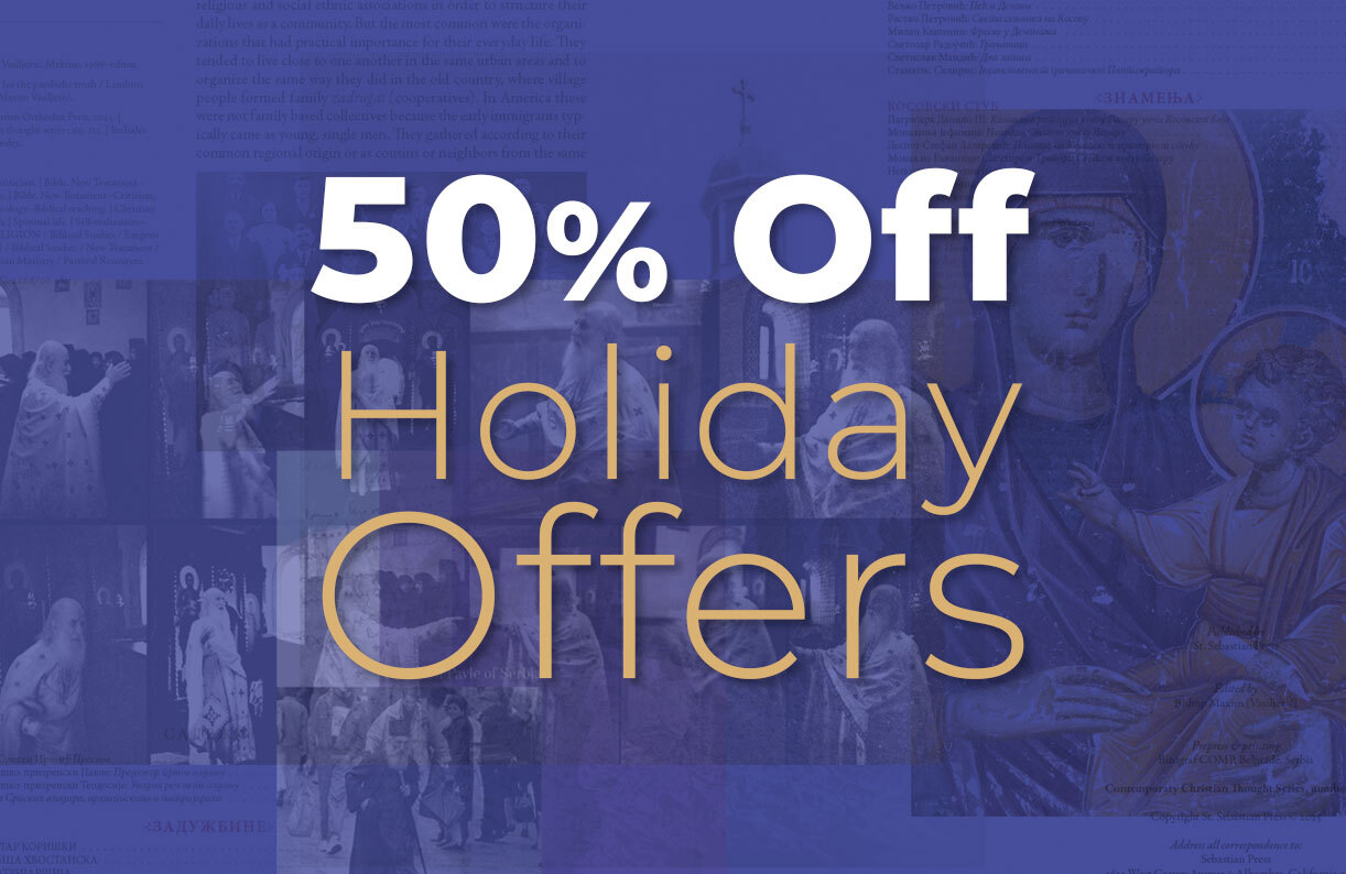 The Serbian Inheritance (50% Off)  In honor of The Meeting of Our Lord (Sretenje), we present The Serbian Inheritance, a carefully curated collection of Sebastian Press titles that preserve memory, deepen faith, and celebrate the living tradition of the Serbian Orthodox people.  From foundational historical works and theological classics to cultural treasures and testimonies of witness, these books are chosen to help you build a meaningful home library or share our spiritual heritage with friends and colleagues.  Enjoy 50% off this curated collection for a limited festive season — the discount is applied at checkout.