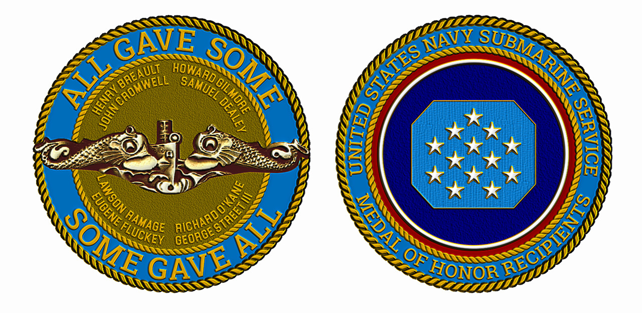 submarine medal of honor coin