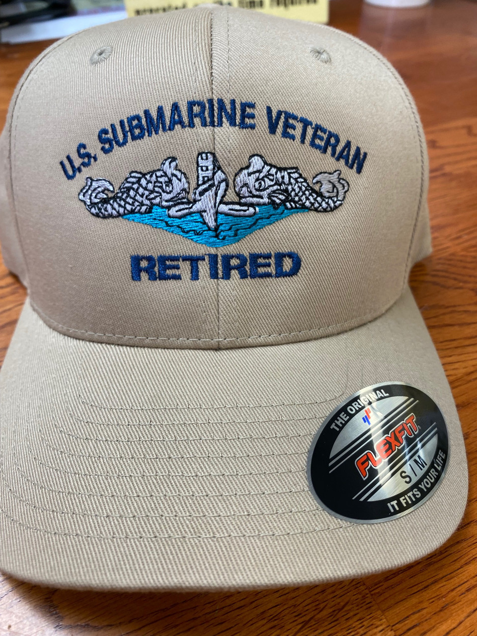 Submarine Boat Caps, custom embroidered