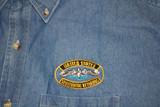 Denim shirts can be custom embroidered with your desired design
Boat names
Name, Rate, etc.  Just tell us what you want.