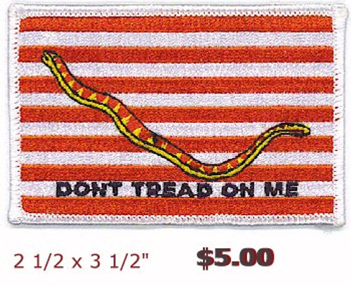 Don't Tread on Me flag patch