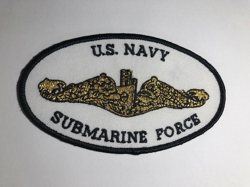 Submarine Force patch-Gold dolphins only