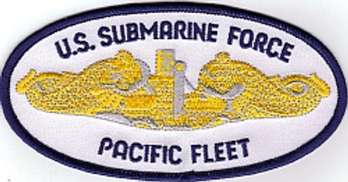 Officer's U.S. Submarine Force/Pacific Fleet PATCH