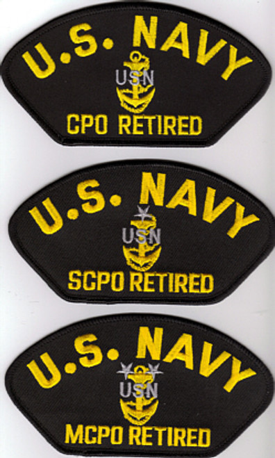 CPO Retired Patch- E7, E8, E9