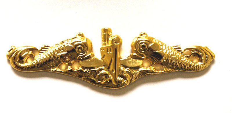 Dolphins, Officer Gold Pins-regulation - SubmarineShop