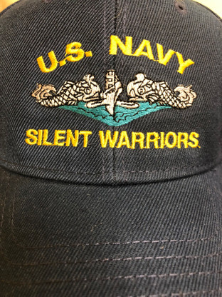 Ball Cap, U.S. NAVY; SILENT WARRIORS WITH DOLPHINS