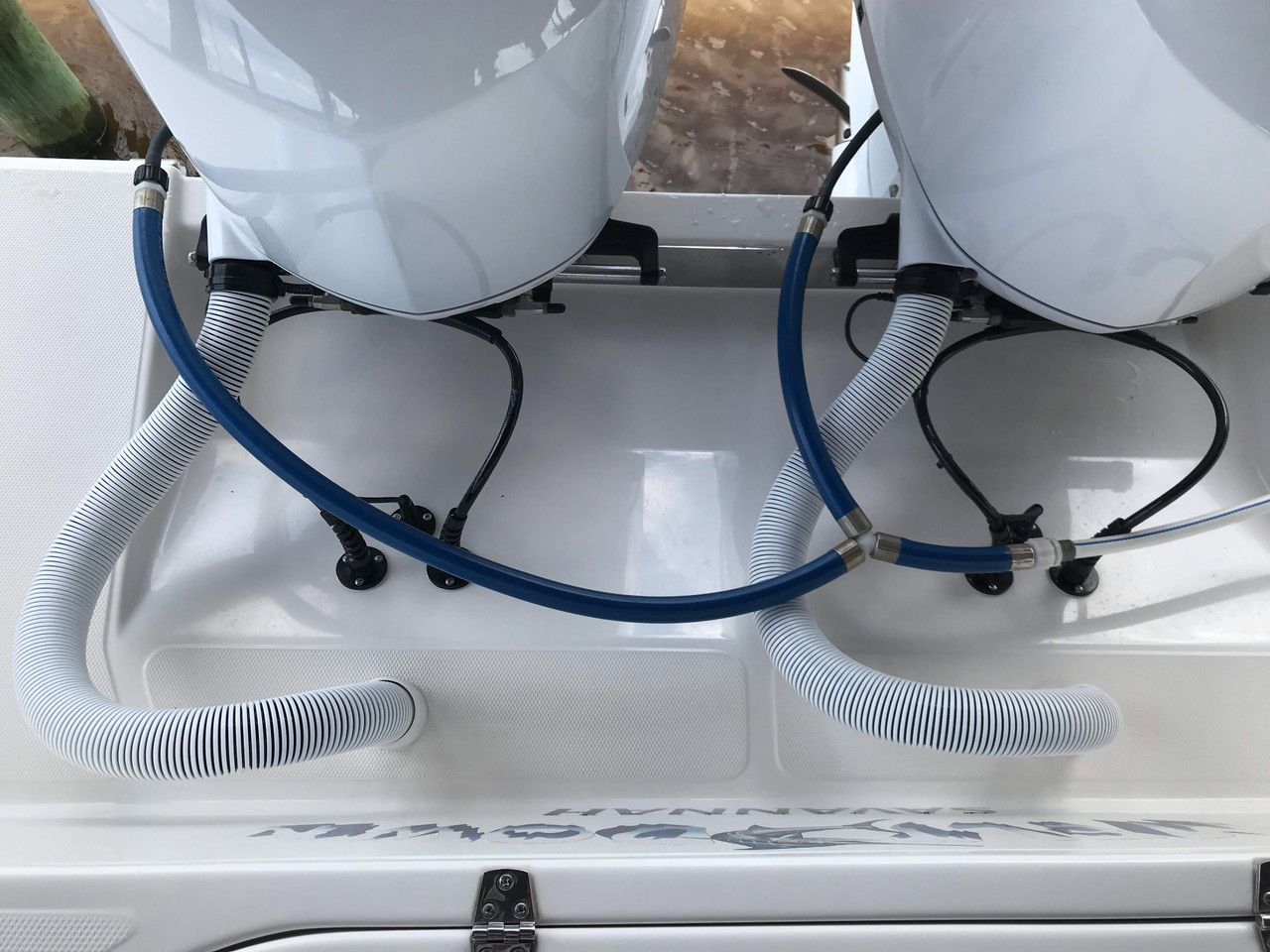 Flushing Dual Outboard Motors At Same Time