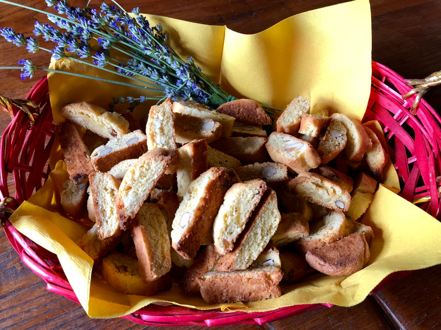 Lavender Ginger Biscotti