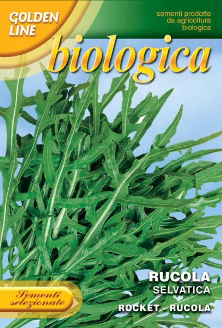 Arugula/Rucola Selvatica-Wild Arugula Organic (115-5B) - Seeds from Italy