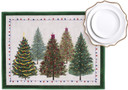 Fairy Trees Christmas Placemats - Set of 2