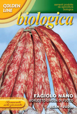 Bean Borlotto Lingua di Fuoco -- Certified Organic  (56-6B)