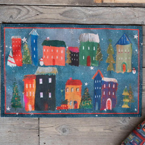 Happy Cottage Holiday Indoor Rug 20.5" x 31.5"