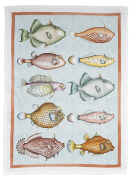 Reef Rosso Linen Towel