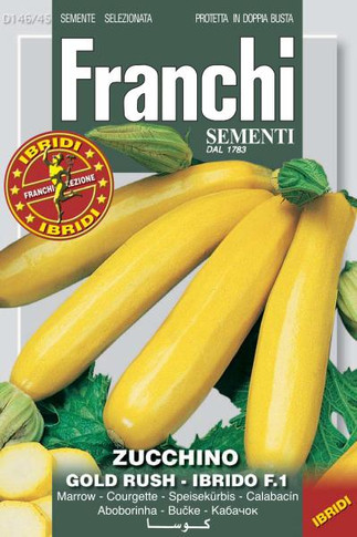 Zucchini Hybrid Gold Rush (146-45)