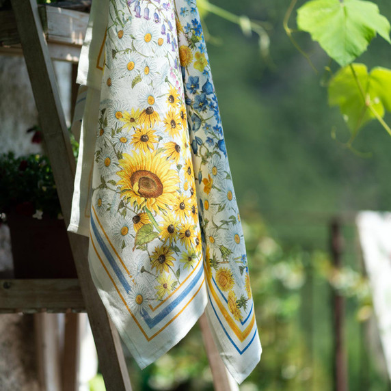 Sungarden Floralisi Linen Towel