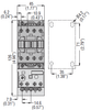 Lovato BF1210A23060 front dimensions