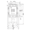 Siemens 3RT1055-6AP36 front dimensions