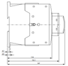 Eaton DILM50 120 volt side dimensions