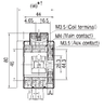 Benshaw RSC-22-6AC24 front dimensions