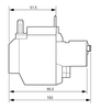 Eaton/Moeller ZB65-65 side dimensions