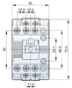 Metasol MC-12B-AC24 side dimensions