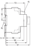 Siemens 3RV1021-1GA10 Side Dimensions