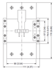 Eaton XTCE095F00B front dimensions