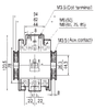 Benshaw RSC-85-6AC24 front dimensions