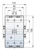 Metasol MC-130A front dimensions