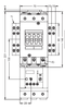 Siemens 3RT1044-1A front dimensions