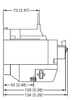 Eaton/Moeller ZB150-125 side dimensions