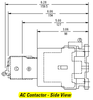 GE CL04 10E side dimensions