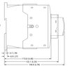 Eaton XTCE040D side dimensions