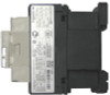 Schneider Electric LC1D18 contactor side label showing coil voltage and ratings