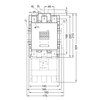 Siemens 3RT1066-6AF36 front dimensions