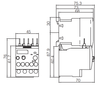 Siemens 3RU2116-1BB0 dimensions