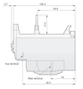 Benshaw RMSO65-30A side dimensions